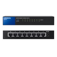 SWITCH LINKSYS METALICO 8 PTOS GIGABIT AUTOSENSING SE3008