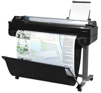 PLOTTER HP DESIGNJET T520 36 PULGADAS 91 CM IMPRESORA 4 TINTAS RED WIFI CQ893A