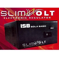 REGULADOR SOLA BASIC ISB SLIM VOLT, 1300VA/700W, 4 CONTACTOS, GABINETE METALICO