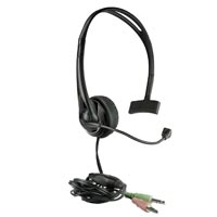 AUDIFONO DIADEMA EASY LINE NEGRA CON UN AURICULAR C/ CONTROL VOLUMEN