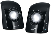 BOCINAS GENIUS SP-U115 1.5 WATTS USB NEGRAS