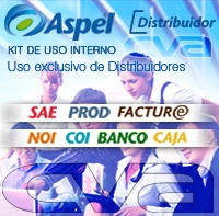 ASPEL KIT DE USO INTERNO SAE V6 COI V7 NOI V8 BANCO V4 PROD V3 CAJA V3.5 FSICO