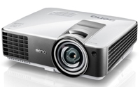 VIDEOPROYECTOR BENQ DLP MW820ST WXGA 3000 LUMENES 6500 HORAS TIRO CORTO INTERACTIVO HDMI LAN