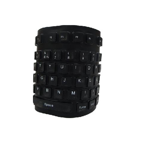 TECLADO FLEXIBLE USB Y PS2 NEGRO