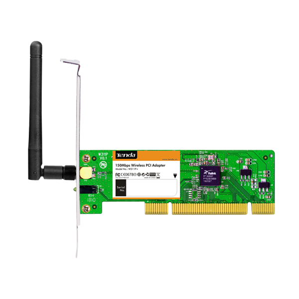 TARJETA DE RED INALAMBRICA PCI TENDA, N-150M