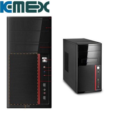 GABINETE KMEX CS 8323 MICRO ATX PS 450W 20+4 PINES SATA NEGRO