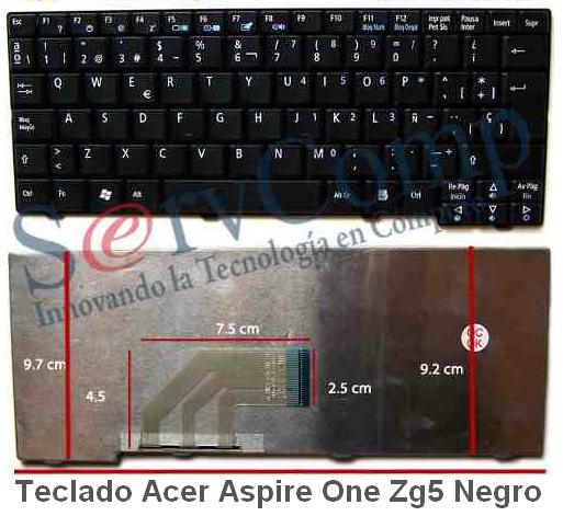Acer Aspire One Zg5 Negro En Español