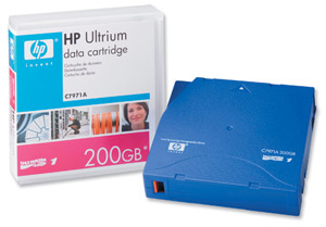 1-pack 100/200GB LTO Ultrium Data Cart for Surestore Ultrium