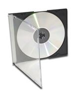 12 Slim 5.2mm Black Single CD DVD R Movie Video Game Jewel Cases Boxes