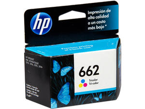 Cartucho de tinta tricolor HP 662 (CZ104AL)