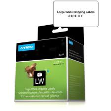 DYMO LabelWriter Shipping Labels, White, 2-5/16" x 4", 300 per pack