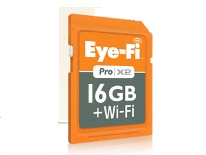 EYE-FI PRO X2 16GB WIRELESS SDHC CARD, GET 802.11N AND UNLIMITED SPACE