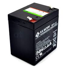 B.B. BP5-12 12V / 5Ah AGM Battery w/ F1 Terminal for Panasonic 12V 5Ah Battery