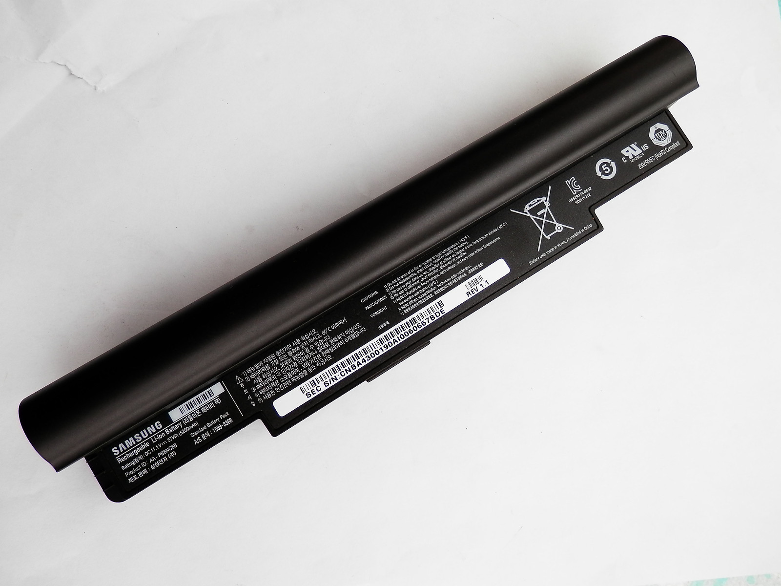 5200mAH Original battery AA-PB8NC6B for SAMSUNG NC10 NC10B NC20 ND10 NP-NC10