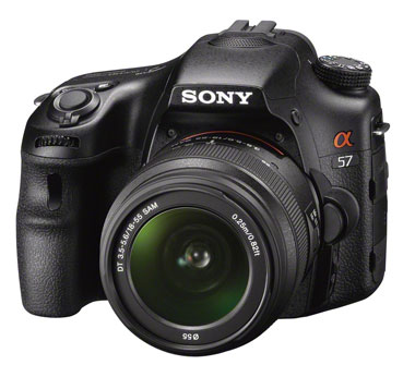 Sony Alpha SLT-A57K SLR 16.1 MP Digital Camera with 18-55mm