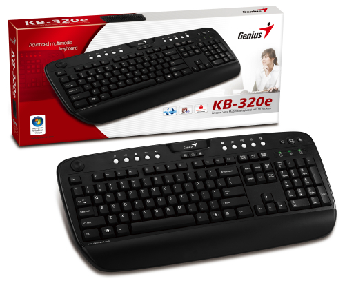 TECLADO GENIUS KB-320E MULTIMEDIA