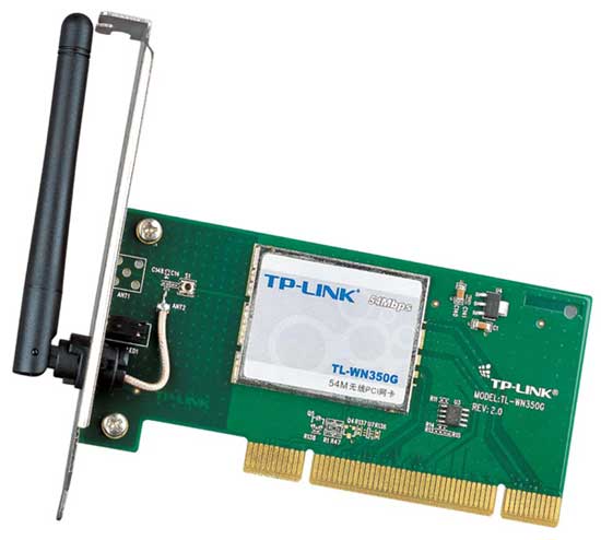 TARJETA RED PCI  TP-LINK INALAMBRICA TL-WN350G