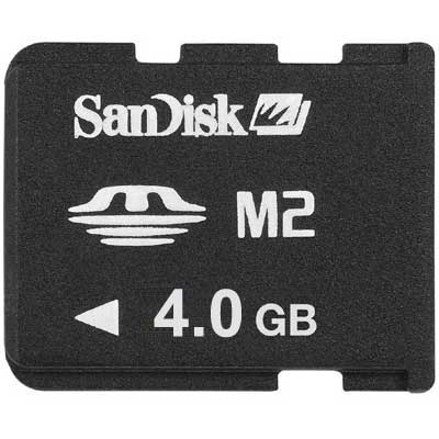 MEMORIA SANDISK STICK MICRO M2 4 GB