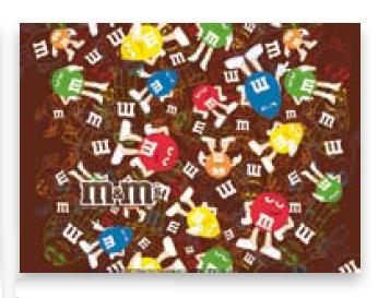 SKIN P/PORTATILES M&MS PERSONAJES DE 15.4"