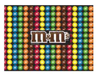 SKIN P/PORTATILES M&MS COLORES AJUSTABLE 15.4\"