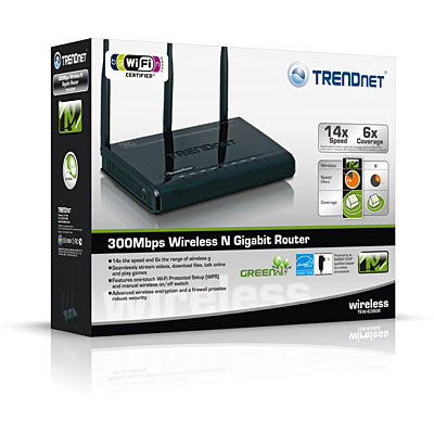 ROUTER INALAMBRICO TREDNET TEW639GR 300 MBPS