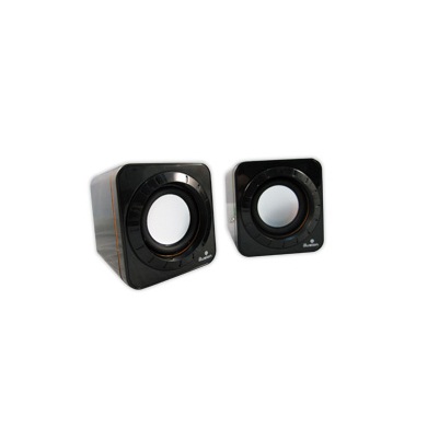 BOCINA CUBO PORTATIL MINI NEGRA MOD SPK4017