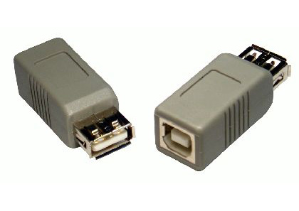 ADAPTADOR USB "A" HEMBRA A "B" HEMBRA