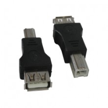 ADAPTADOR USB \"A\" HEMBRA A \"B\" MACHO