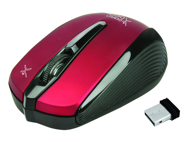 Mouse inalambrico Rojo USB Perfect Choice PC-044185-00004