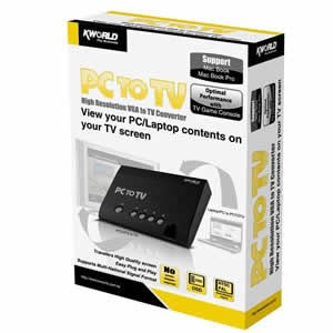 CONVERTIDOR PC TV KWORLD PC/LAPTOP