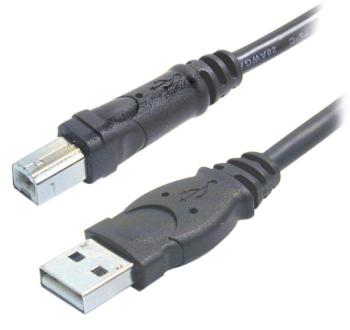 CABLE USB  1,8 MTS MANHATTAN NEGRO