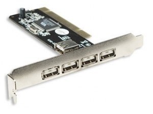 TARJETA USB 4 PTOS + 1 ROSEWILL PCI