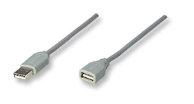 CABLE USB EXTENCION 4.5 MTS, GRIS