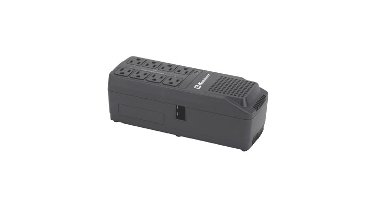 Regulador Koblenz RS-1200-I, 1200VA/600W (00-1574-3) supresor de picos 18,5 Joules, protección telefónica, 8 contactos, corriente máxima 5A. (Existencias Limitadas)