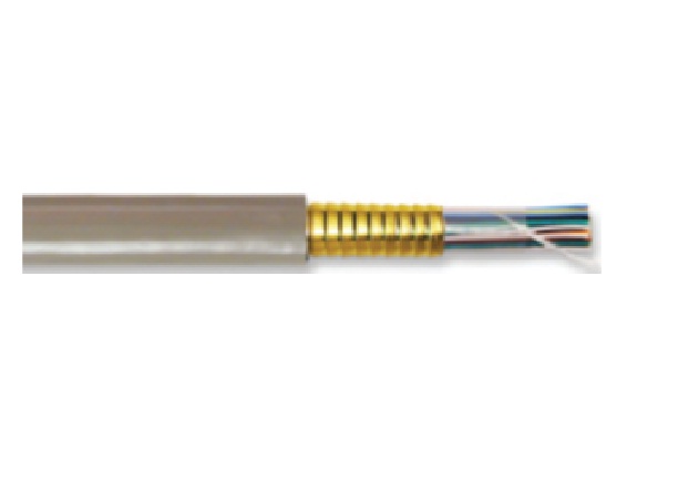 Cable telefónico interior armado SUPERIOR ESSEX - 1 m, Gris