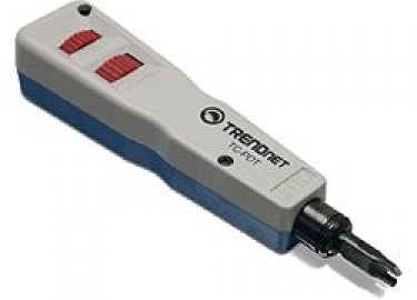 Herramienta de Crimpeo TRENDnet Punch Down - Azul, Color blanco
