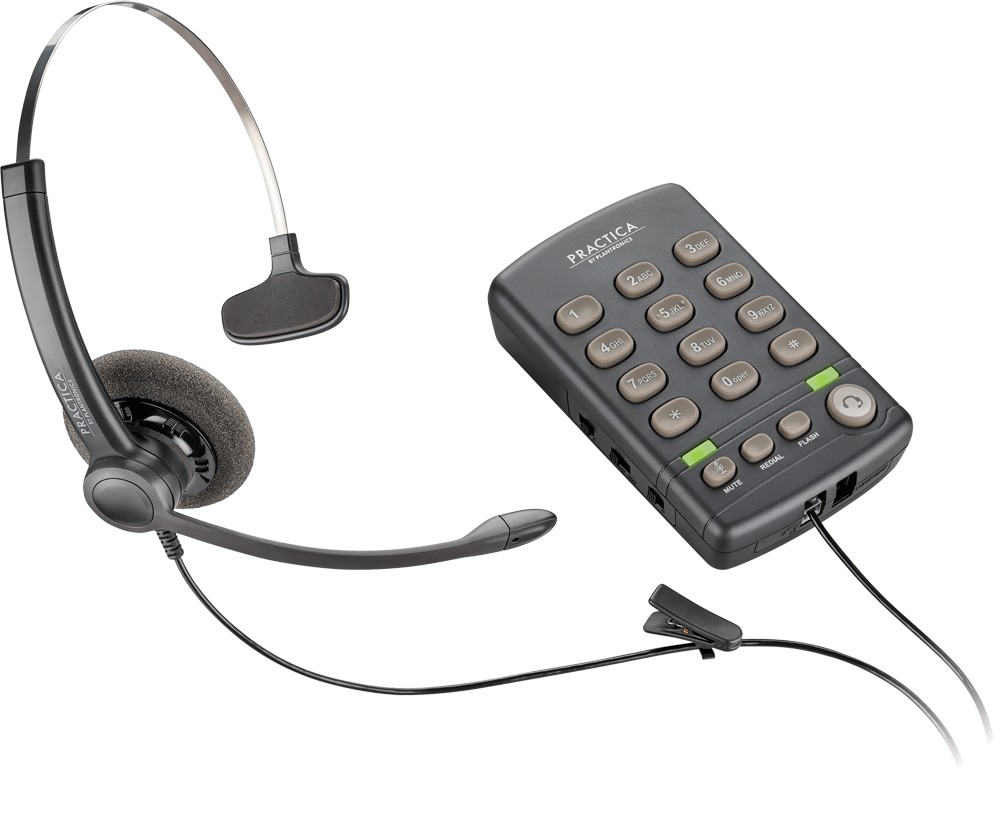 Diadema PLANTRONICS T110 - Oficina, Diadema, Negro