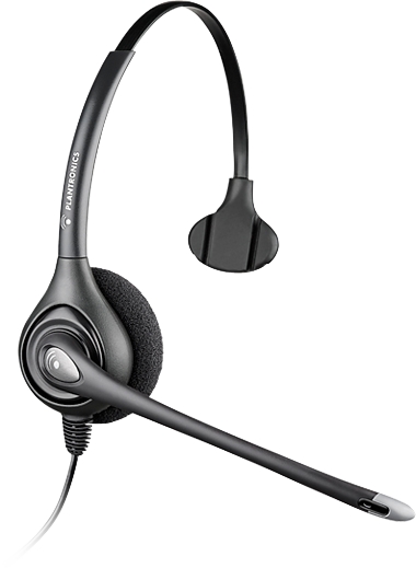 Diadema PLANTRONICS SupraPlus HW251 - Centro de llamadas/Oficina, Diadema, Negro, QD