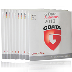 OEM Paquete GData Anti-Virus 2013 10-Usuarios 1 año Protección Básica Licenciamiento. G Data AntiVirus 2013 le ofrece, gracias a la combinación inteligente de sus dos motores de búsqueda y sus tecnolo