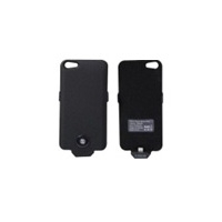 protector rigido para Iphone con bateria integrada que recarga tu telefono. Modelo  GIN-POWERCASEIP5NEG. Color Negro