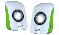 Bocina GENIUS GB-SPU115V - 1.5 W, Color blanco, USB, USB