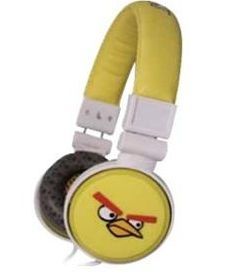 Audifonos tipo DJ Angry Birds, sonido stereo para cualquier reproductor de musica modelo (ABAUDJ-AMARILLO) Color Amarillo.