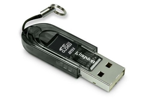 Micro Lector Portatil Micro SD Negro Kingston G2 (Existencias Limitadas)