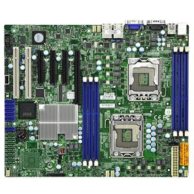 Motherboard E-ATX, SUPERMICRO Modelo X8DTL-I-O; para Dual LGA1366 Sockets Soporta Intel 64-bit Quad-Core Xeon Processor 5500 sequence (Nehalem-EP processor), QPI Upto 6.4 GT/s; Chipset: Intel 5500 (Ty