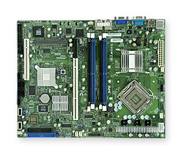 Motherboard ATX Supermicro X7SBi-O Soporta: Socket 775, Intel Quad-Core Xeon 3200/ Dual-Core Xeon 3000 Series/ Core 2 Quad/ Core 2 Duo; FSB 1333/ 1066/ 800; MHz Memoria: 4x 240pin DDR2-800/667 DIMMs,