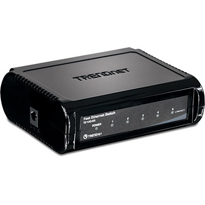 Switch TRENDnet - Negro, 5, 10/100 Base-T(X)