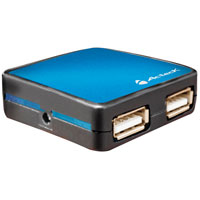 Hub USB ACTECK HU620 - Azul, 4 puertos