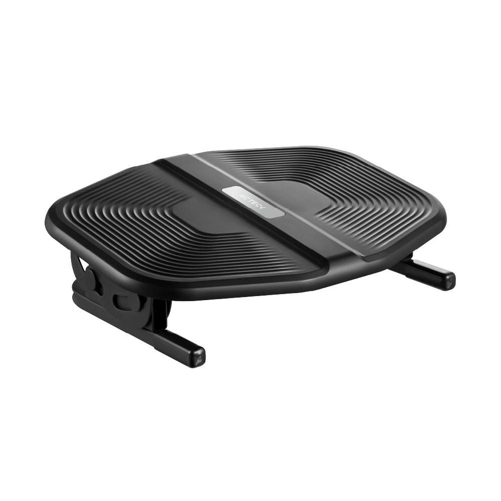 Reposapiés ERGO TUFF ER505 ACTECK ADVANCED SERIES - Reposapiés, Inclinación Ajustable 20° ~ -20°, Soporta hasta 20kg, Color Negro. AC-937313