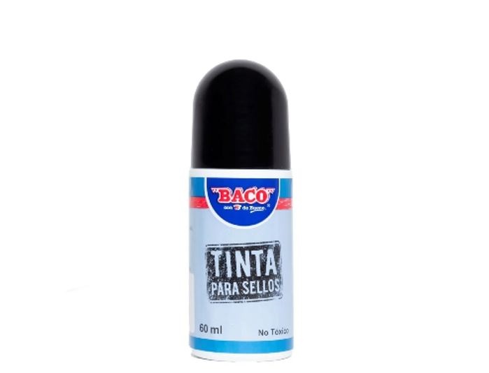 Tinta para Cojines para Sellos Color Azul 17536. 60 ML BACO -