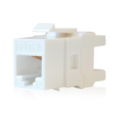 Conector Jack RJ45 CAT6  BELDEN AX101320 - RJ-45, Blanco, Cat 6